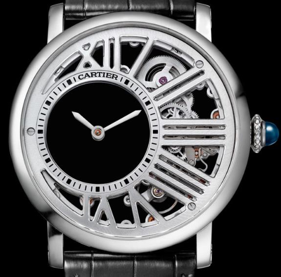 卡地亚 Rotonde De Cartier 神秘小时镂空腕表（图1）