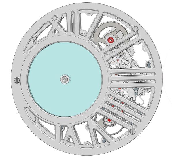 卡地亚 Rotonde De Cartier 神秘小时镂空腕表（图3）